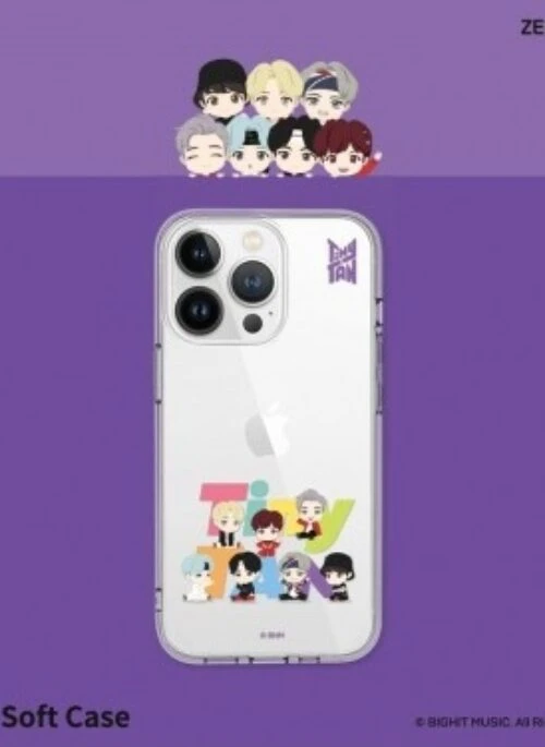 BTS x TinyTAN Basic Merch – Clear Soft Case