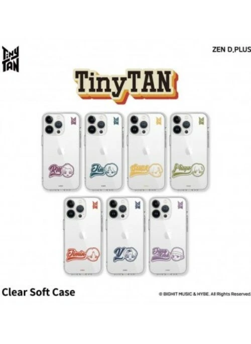 BTS x TinyTAN WAPPEN Merch – Clear Soft Case For Android