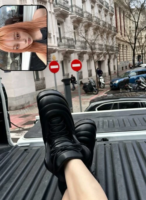 Black Cloud Winter Boots | Giselle - Aespa
