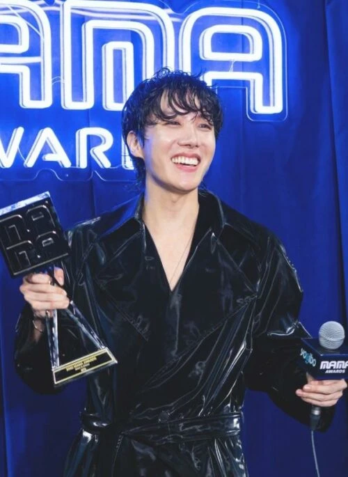 Black Patent Faux Leather Trench Coat | J-Hope – BTS