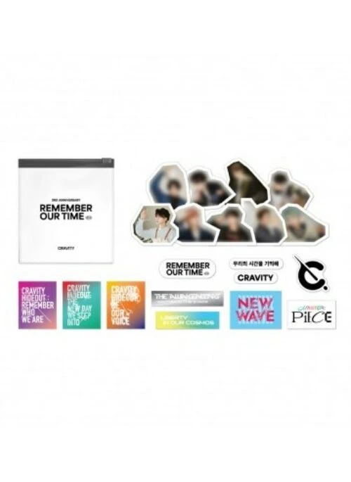 CRAVITY “Remember Our Time” Merch – Sticker Pack