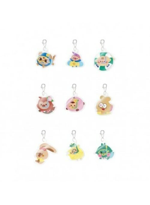 CRAVITY “Summer Ccrew” Merch – Acrylic Mini Charm Set | Summer Ver.