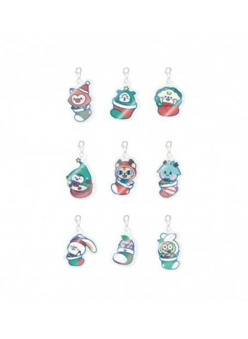 CRAVITY “WINTER CCREW” Merch – CCREW Acrylic Mini Charm Set | Winter Ver.