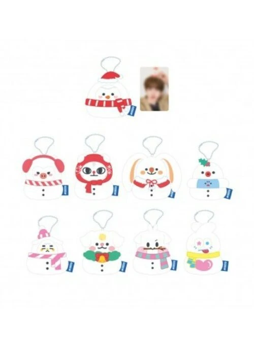 CRAVITY “WINTER CCREW” Merch – CCREW Snowman Doll Keyring