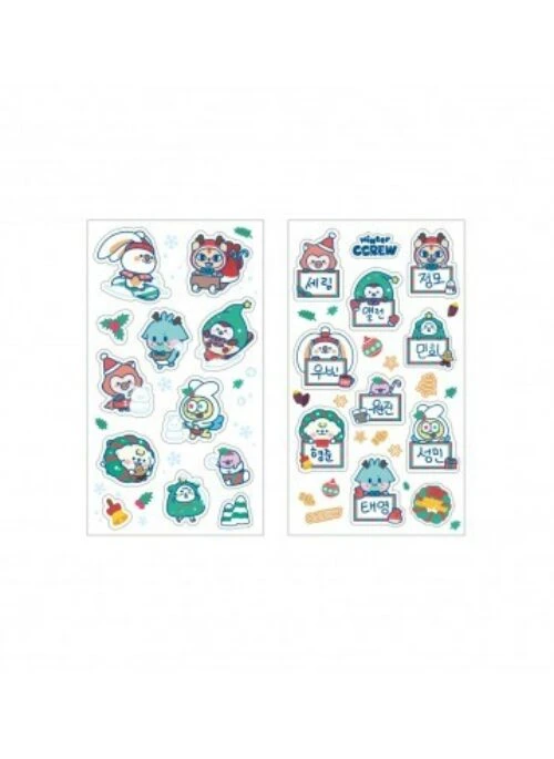 CRAVITY “WINTER CCREW” Merch – CCREW Sticker Set | Winter Ver.