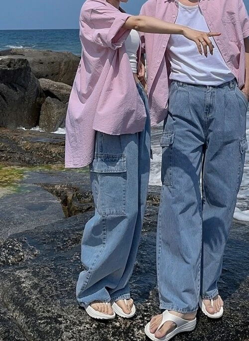 Cleanfit Comfy Wideleg Denim Pants