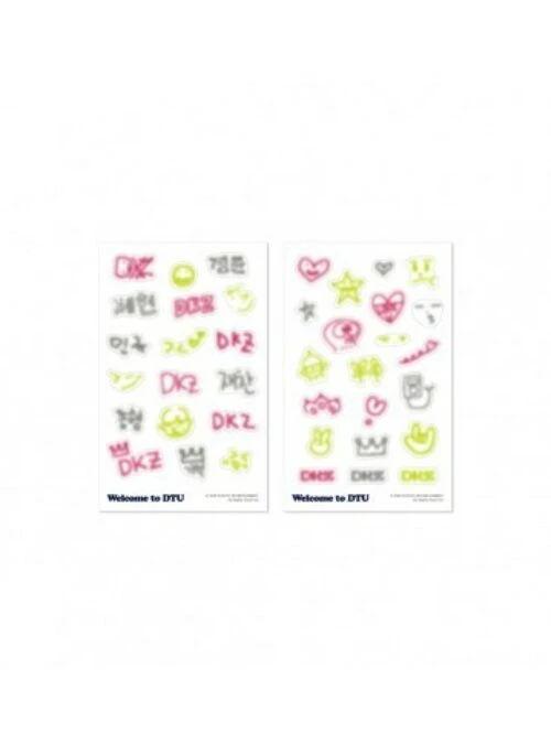 DKZ “Welcome to DTU” Merch – Light Ring Deco Sticker Set