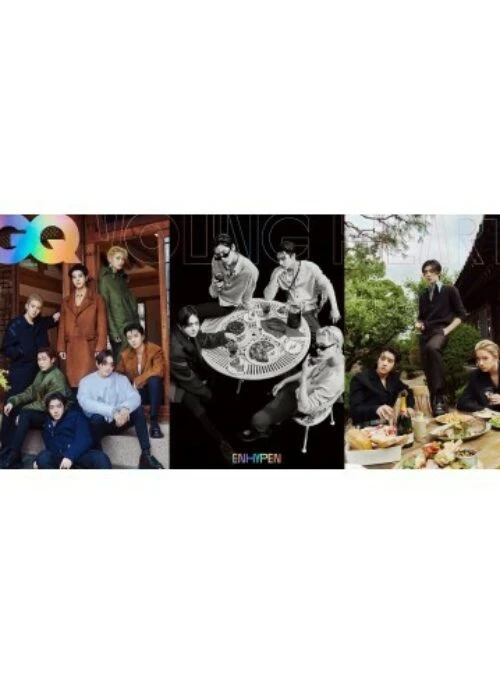 ENHYPEN – GQ Korea Magazine August 2023 Cover Type.B
