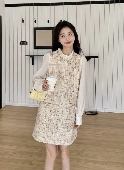 Elegant French Style Casual Slimming Dress