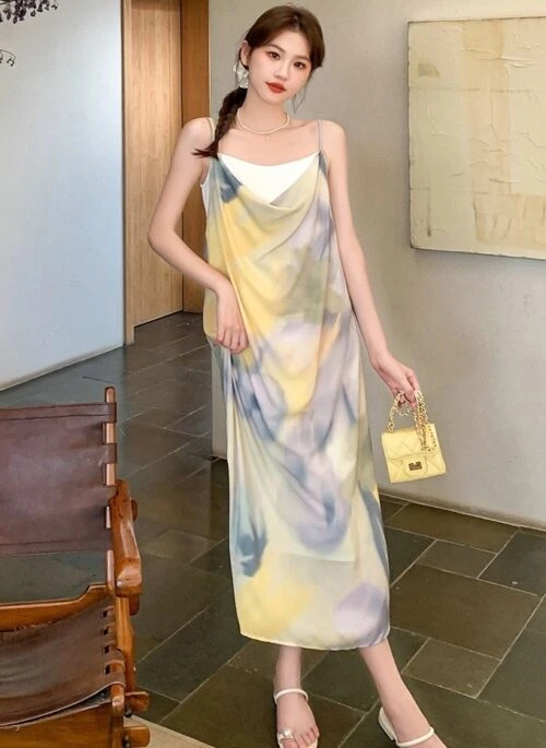 Elegant Ombre Holiday Maxi Dress