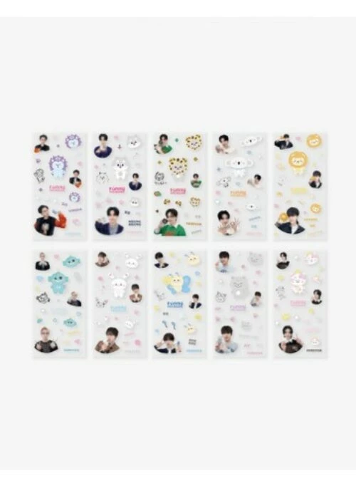 FUNNY TREASURE Merch – Clear Sticker Set