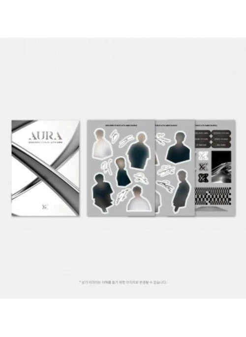Golden Child “Aura” Merch – Scrap Book + Sticker Set