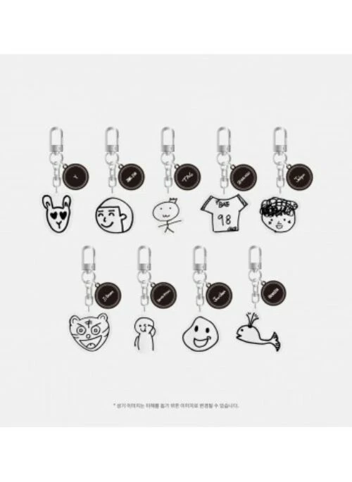 Golden Child “W GROUND” Merch – Acrylic Keyring & Photocard Set