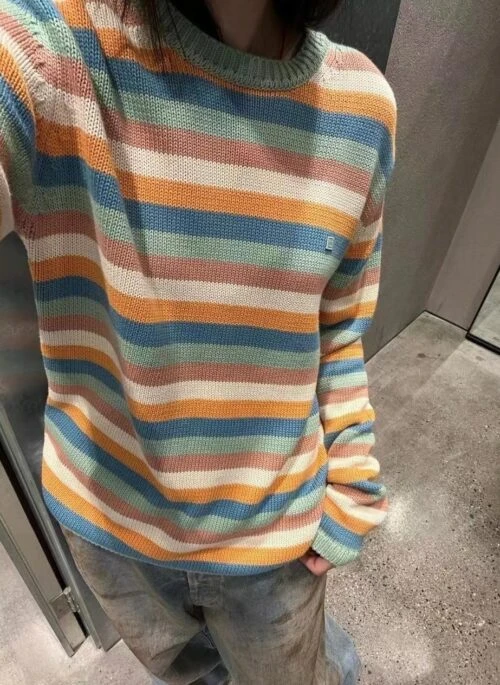 Green Stripes Knit Sweater | IU