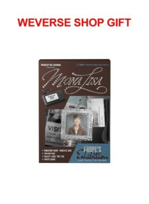 J-HOPE Album – Charm of HOPE | Weverse Shop Gift, Mona Lisa version