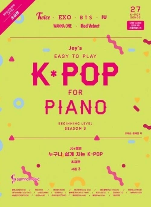 Joy’s Easy To Play K-POP For PIANO – Season 3 Beginner