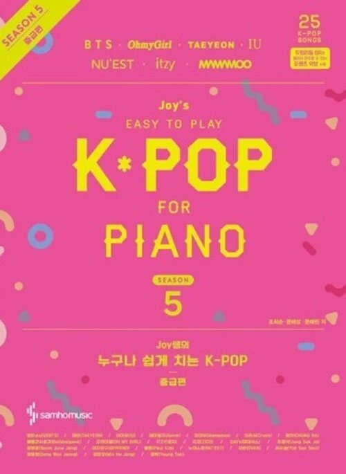 Joy’s Easy To Play K-POP For PIANO – Season 5 Middle Class