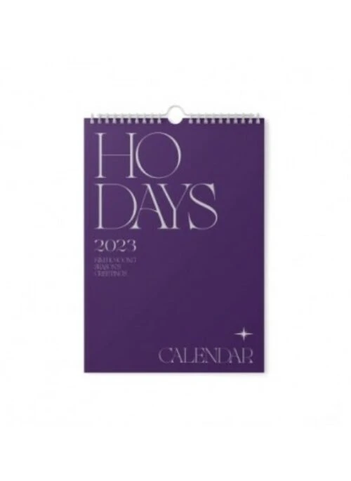 KIM HO JOONG 2023 Seasons Greetings Merch – Wall Calendar