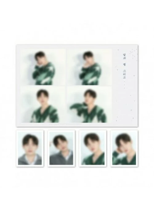 KIM JAE HWAN “달과 별 그리고…” Merch – 4Cut Photo, ID Photo Set