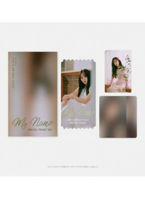 LEE SU JEONG “My Name” Merch – Special Ticket Set