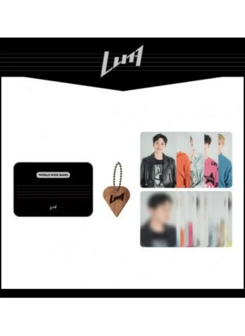 Let Me Be Your Knight “너의 밤이 되어줄게” Merch – Guitar Pick Keyring & Photocard Set