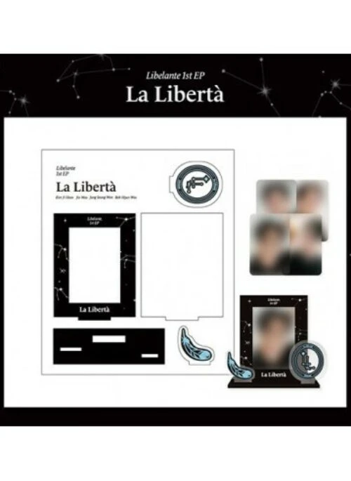 Libelante “La Liberta” Merch – Acrylic Photocard Stand