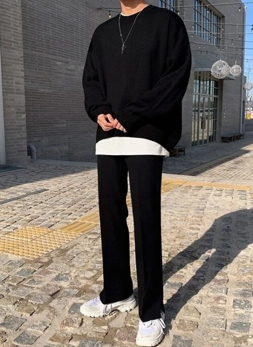 Loose Fit Casual Trousers