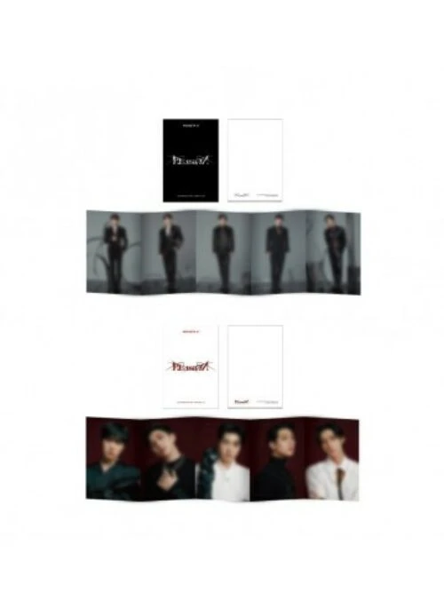 MONSTA X “Reason” Merch – Accordion Postcard