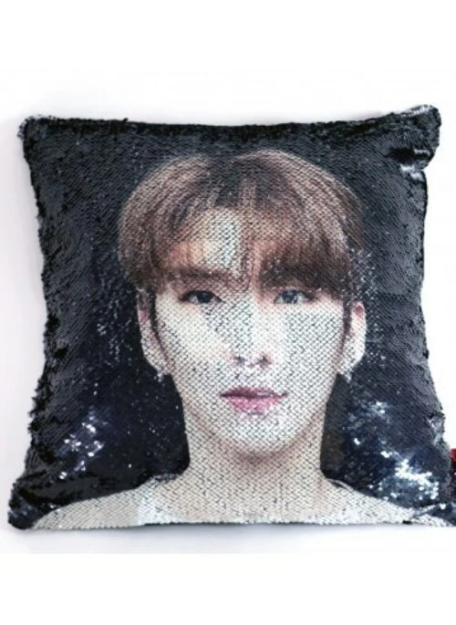 MONSTA X “WE ARE HERE” Merch – Glitter Cushion