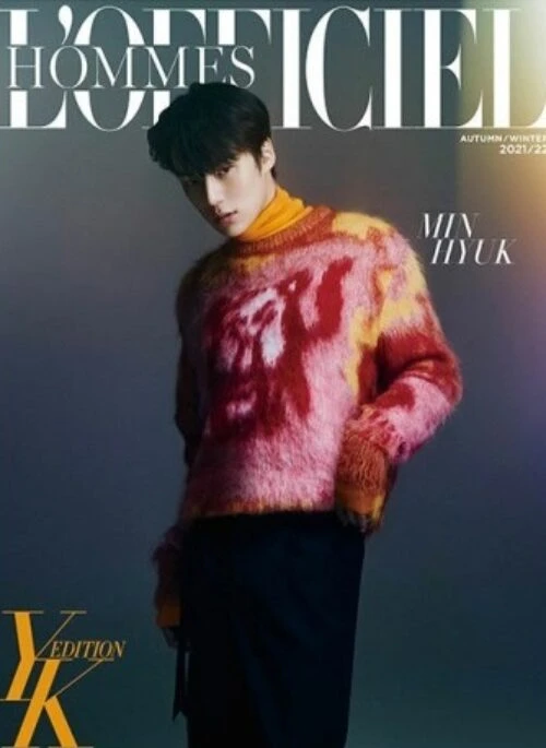 MONSTA X – L’Officiel Hommes YK Edition Magazine Fall 2021 Cover Type A