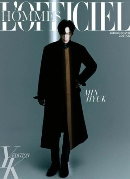 MONSTA X – L’Officiel Hommes YK Edition Magazine Fall 2021 Cover Type B