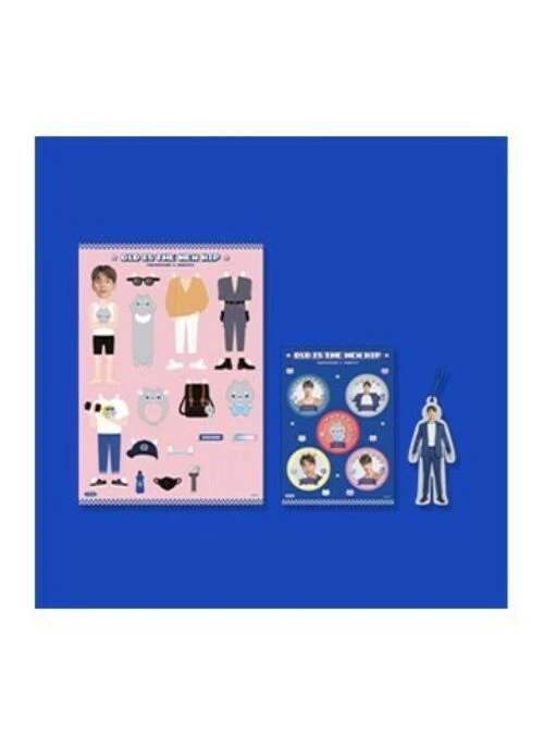 MONSTA X x TWOTUCKGOM Collaboration Merch – Old Is The New Hip Paper Toy Set