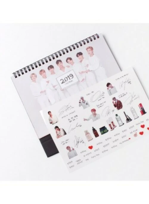 MONSTA X x Tonymoly Collaboration Merch – 2019 Calendar