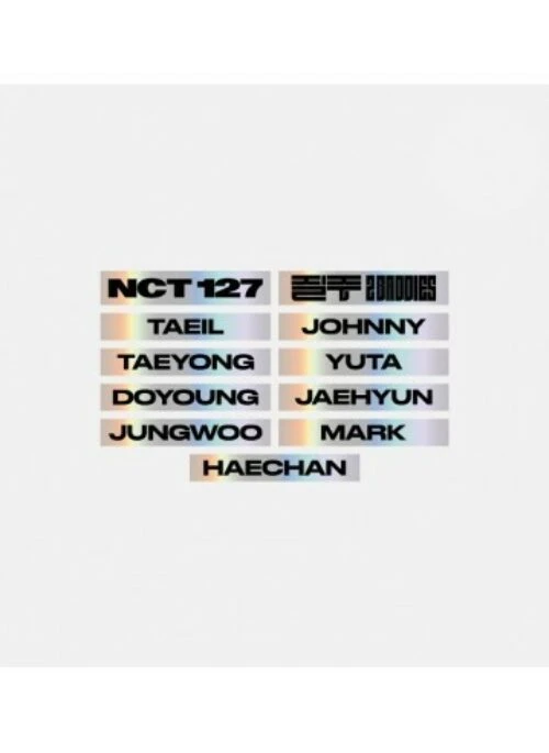 NCT 127 “질주” Merch – Hologram Sticker Set