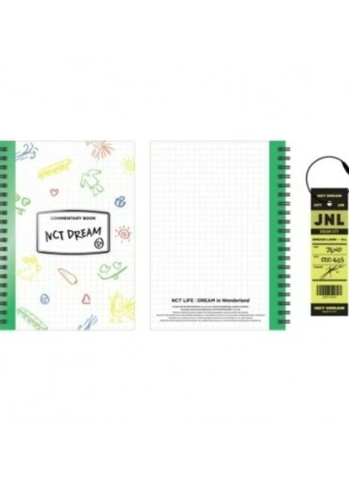 NCT DREAM “NCT LIFE: DREAM IN WONDERLAND” Commentary Book + Luggage Tag Set