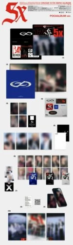 ONEUS 11th Mini Album - 5x | POCAALBUM version - Fashion Chingu