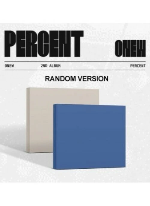ONEW 2nd Album – PERCENT | Digipack, Random version