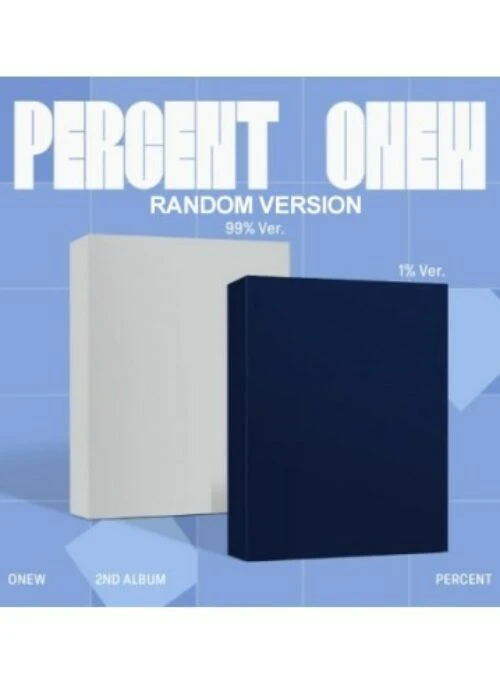 ONEW 2nd Album – PERCENT | Photobook, Random version