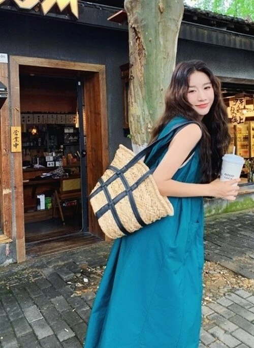 Peacock Blue Sleeveless Casual Relaxed Maxi Dress