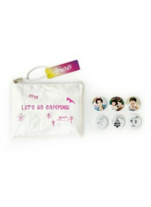 Playlist 100th Day Anniversary Merch – Tyvek Pouch + Badge Set