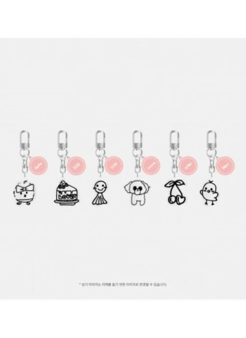 ROCKET PUNCH “W GROUND” Merch – ARCRYLIC KEYRING & PHOTOCARD SET