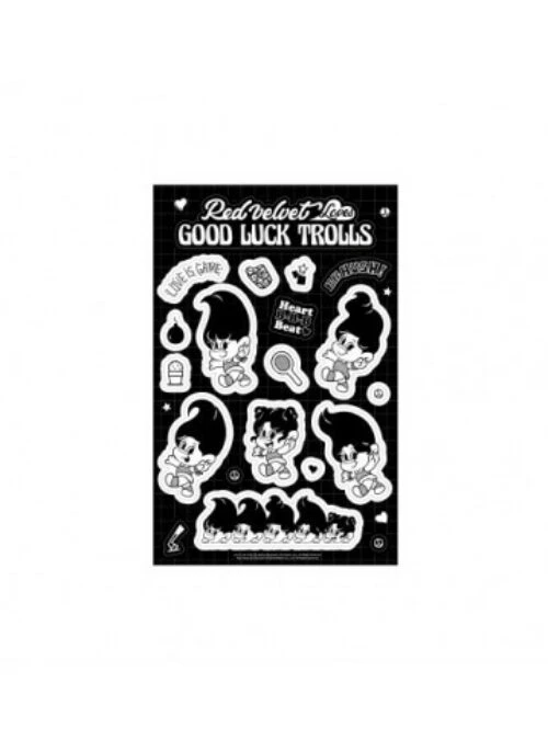 Red Velvet “Loves Good Luck Trolls” Merch – Nightglow Sticker
