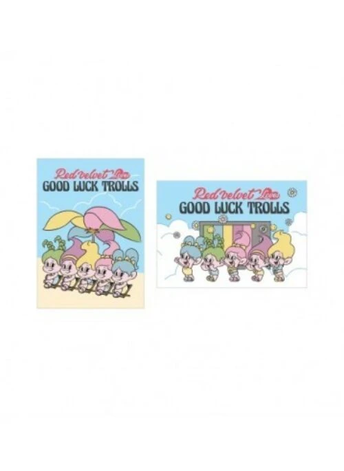 Red Velvet “Loves Good Luck Trolls” Merch – Postcard Version 2