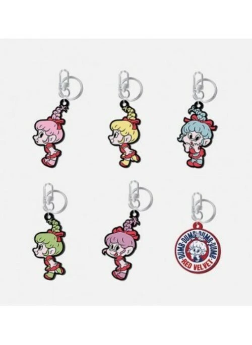 Red Velvet “Loves Good Luck Trolls” Merch – Rubber Keyring