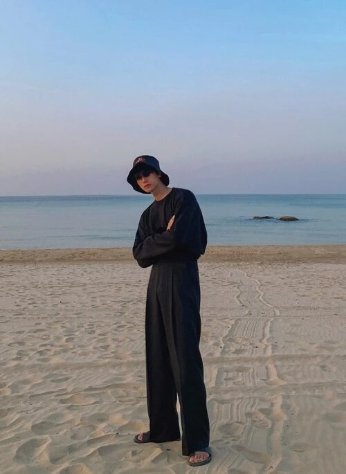 Relaxed Fit Trendy Wide Leg Trousers
