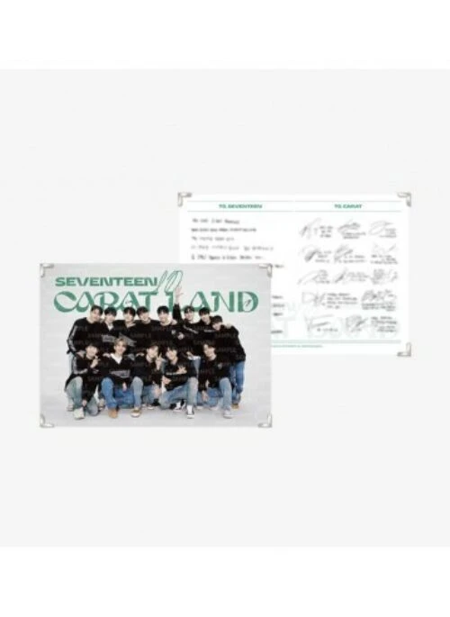SEVENTEEN “2022 Carat Land” Merch – Premium Message Photo