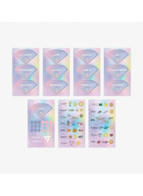 SEVENTEEN “Be The Sun” Merch – Deco Sticker Set