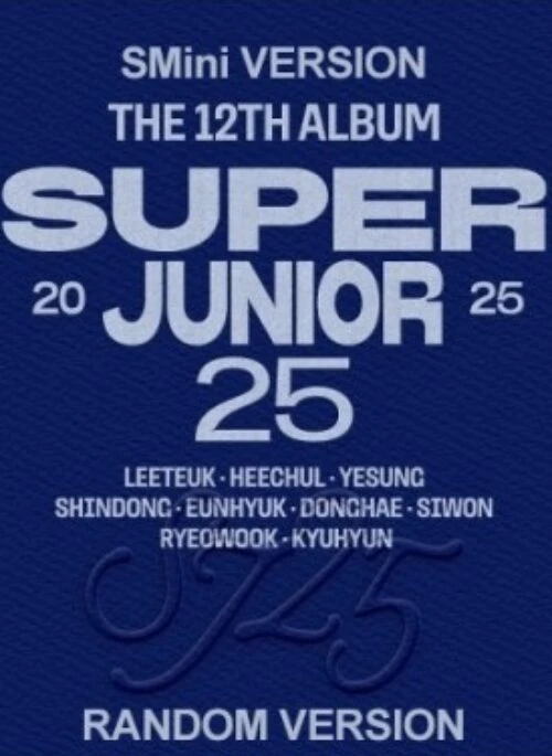 SUPER JUNIOR 12th Album – SUPER JUNIOR25 | SMini, Random version
