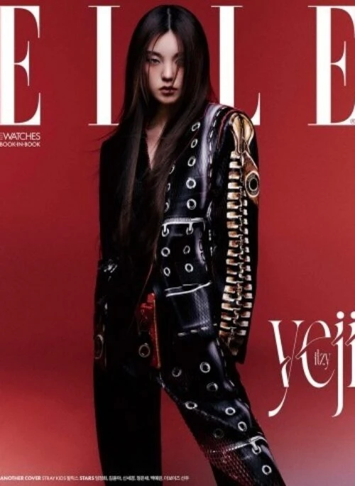 Stray Kids x ITZY - ELLE Magazine May 2023 Cover Type.F