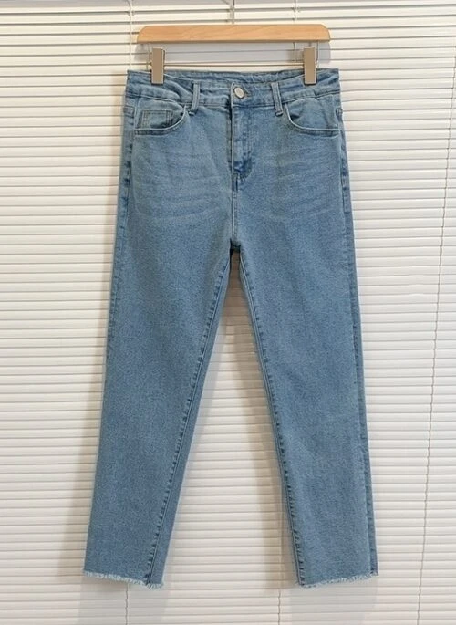 Summer Casual Blue Wash Jeans